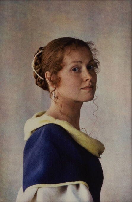 Frank Horvat, ‘Portrait of Evelyne, after Vermeer’, 1981