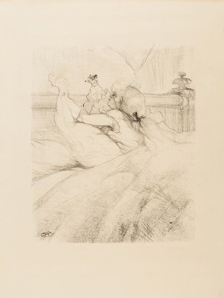 Henri de Toulouse-Lautrec, ‘Au lit (Wittrock 290)’, 1898