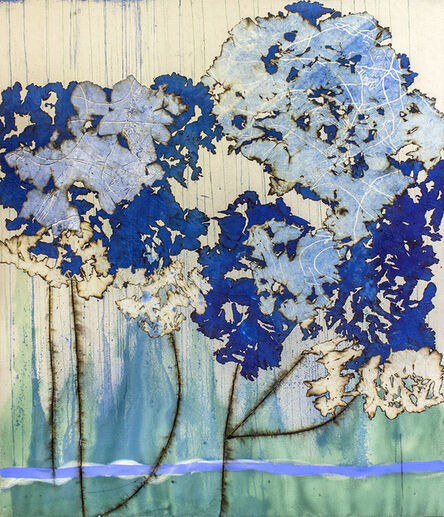 Mira Lehr, ‘Blue Peonies’, 2019