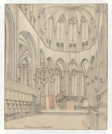 Pieter Jansz. Saenredam, ‘The Choir of Utrecht Cathedral’, 1636