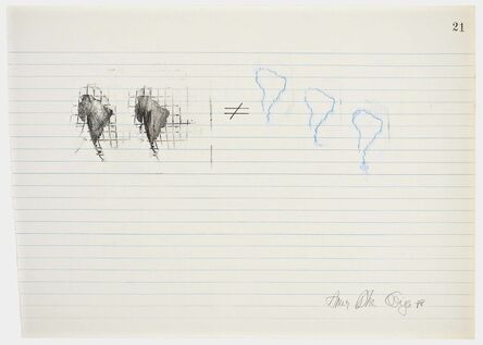 Anna Bella Geiger, ‘Equations No 21’, 1978