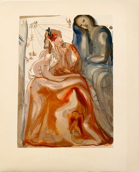 Salvador Dalí, ‘La Divine Comédie - Purgatoire 31 - La confession de Dante’, 1963