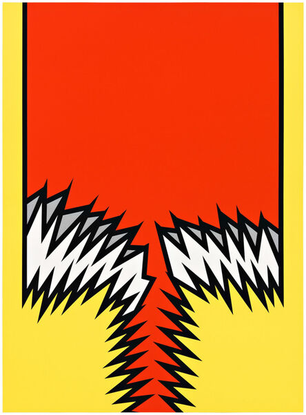 Nicholas Krushenick, ‘Fire/Flash/Five/Fade (3)’, 1971