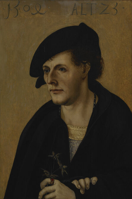 Hans Schäufelein the Elder, ‘Portrait of a Young Man’, 1504