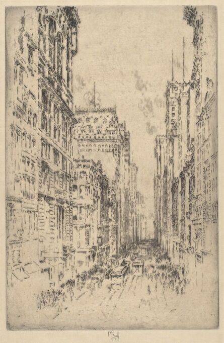 Joseph Pennell, ‘Lower Broadway’, 1904