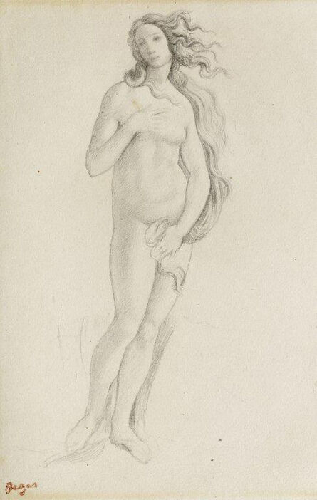 Edgar Degas, ‘Venus (nach Botticelli)’, 1859