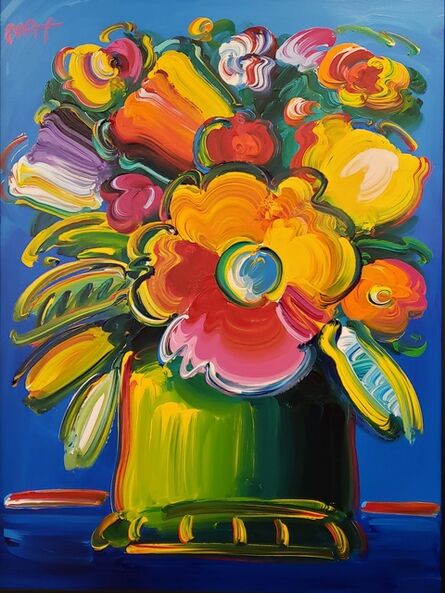 Peter Max, ‘Abstract Flowers ’, 2018