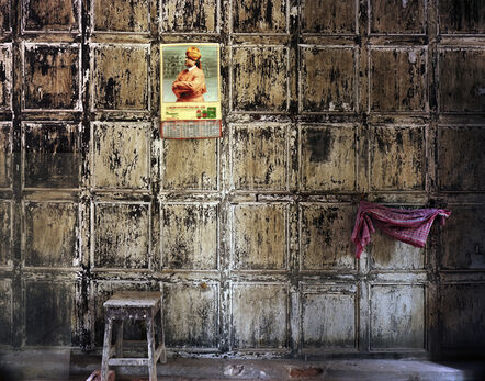 Laura McPhee, ‘Swami Vivekenanda Calendar at Bawali Rajbari (Mansion) During Renovation, West Bengal’, 2013
