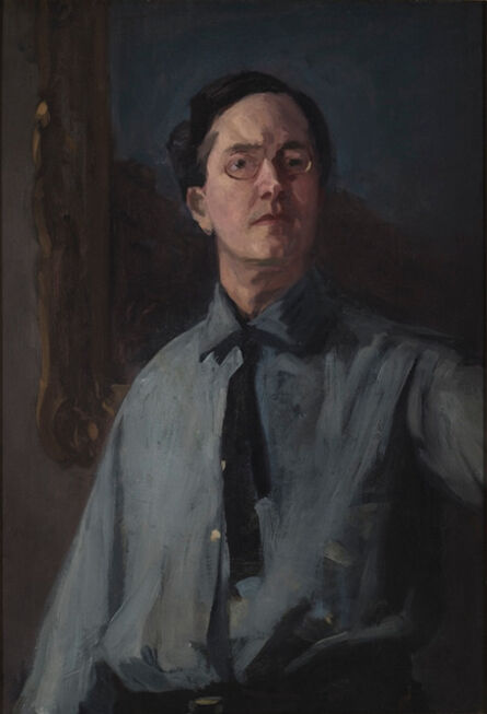 John Sloan, ‘Self Portrait in Gray Shirt’, 1912