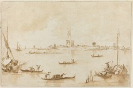 Francesco Guardi, ‘The Fortress of San Andrea from the Lagoon’, 1775/1785