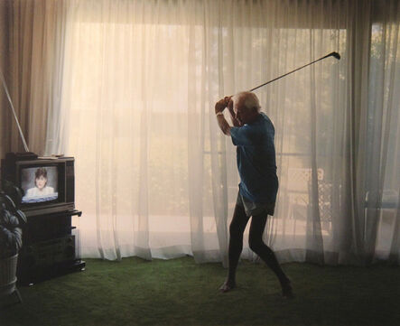 Larry Sultan, ‘Practicing Golf Swing’, 1988