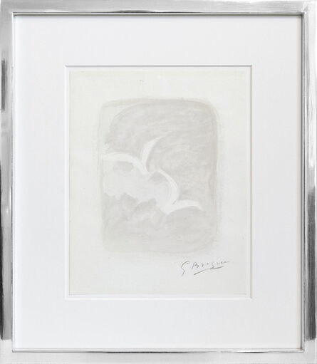 Georges Braque, ‘Deux oiseaux sur fond gris’, 1961