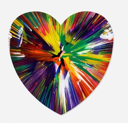 After Damien Hirst, ‘Heart Spin Painting’, 2009