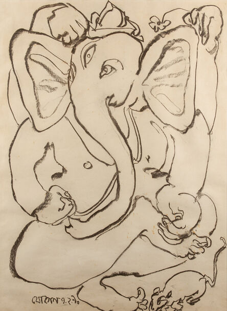 Jogen Chowdhury, ‘Ganesha’, 1990