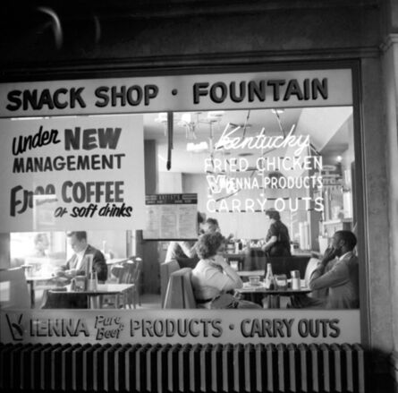 Vivian Maier, ‘VM1962W01027 - Chicago, 1962, Snack Shop & Diner’, Printed 2017