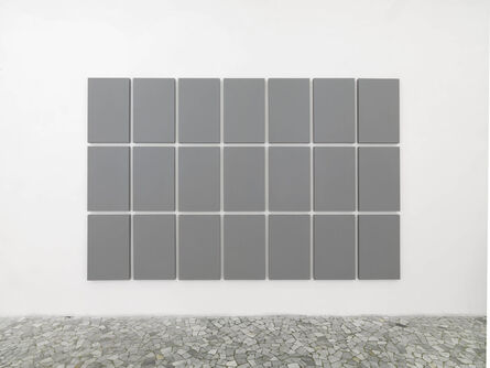Alan Charlton, ‘Grid painting 3 x 7 ’, 2009