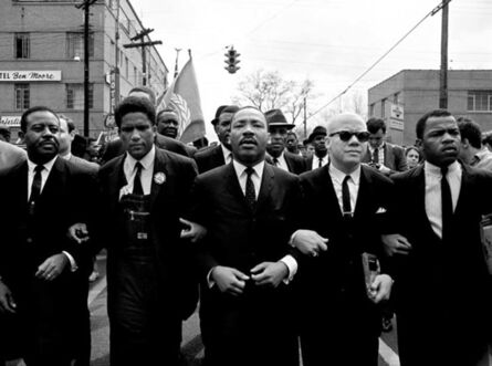 Steve Schapiro, ‘Martin Luther King Marching For Voting Rights, Selma’, 1965