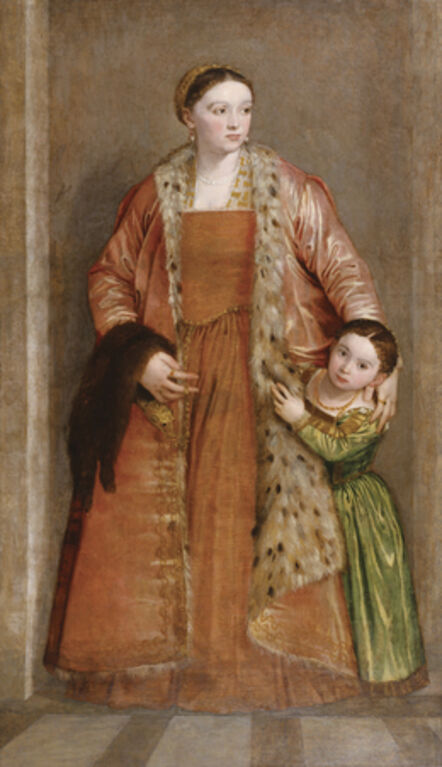 Paolo Veronese, ‘Portrait of Countess Livia da Porto Thiene and her Daughter Deidamia’, 1552