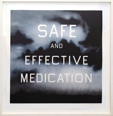 Ed Ruscha, ‘Safe and Effective Medication’, 2001