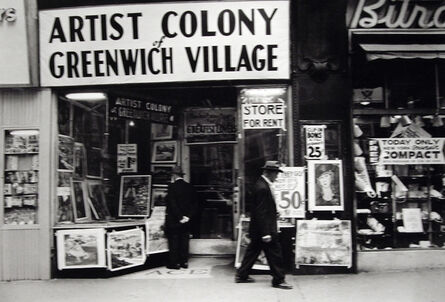 Frank Paulin, ‘Untitled (Artist Colony of Greenwich Village, 14th Street)’, 1955