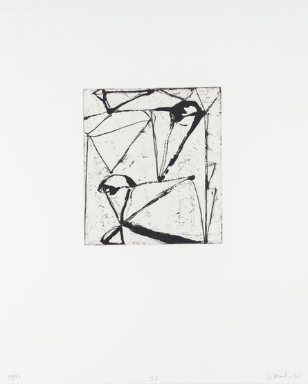 Brice Marden, ‘Etchings to Rexroth #23’, 1986
