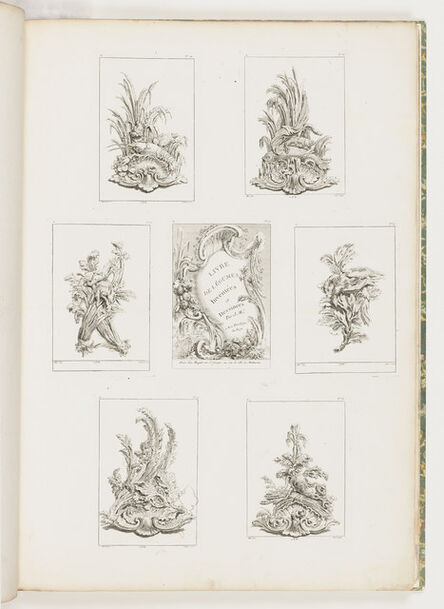 Juste-Aurèle Meissonnier, ‘Ornament Design with Crayfish Motif’, 1748