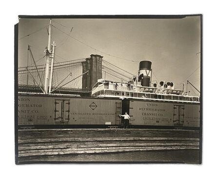 Berenice Abbott, ‘Waterfront from Pier 19 East River, Manhattan, August 12’, 1936