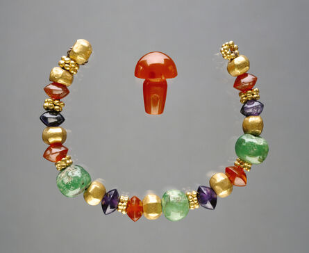 ‘Twenty-eight miscellaneous beads and one stud’, 220 -100 BCE