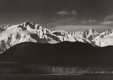 Ansel Adams, ‘MURAL of Winter Sunrise, Sierra Nevada form Lone Pine’, 1944