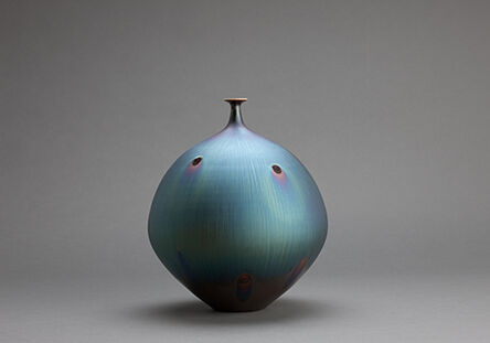 Hideaki Miyamura, ‘Vase, peacock glaze’, n/a 