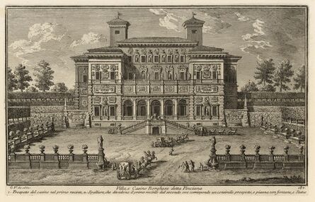 Giuseppe Vasi, ‘Villa, e Casino Borghese detta Pinciana’, 1747-1801