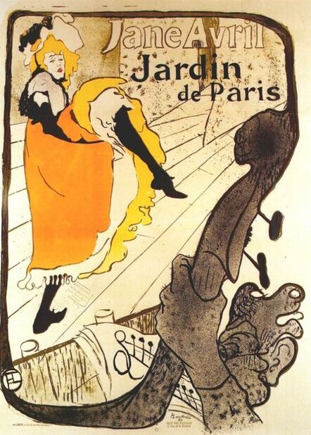 Henri de Toulouse-Lautrec, ‘Jane Avril’, 1893