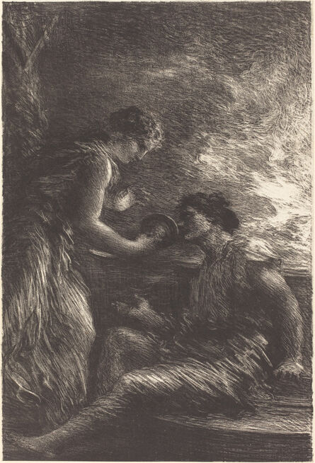Henri Fantin-Latour, ‘Sieglinde and Siegmund from Act I of "The Valkyrie"’