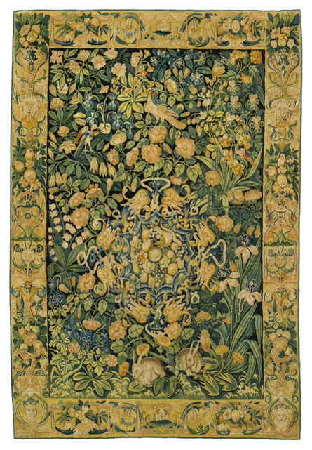 Unknown Flemish, ‘Fond de Fleurs’, Mid 16th century
