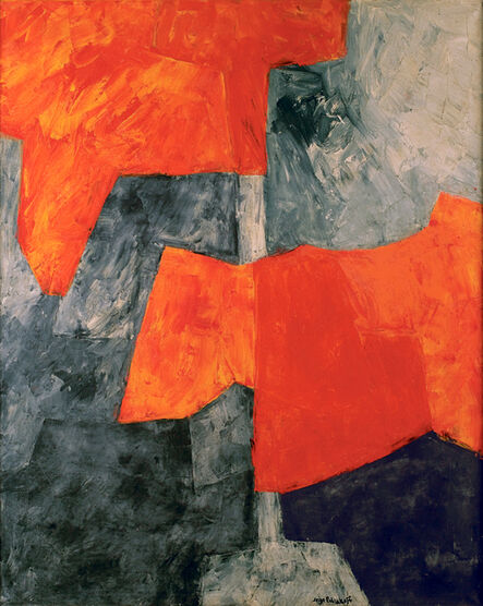 Serge Poliakoff, ‘Gris et rouge’, 1964