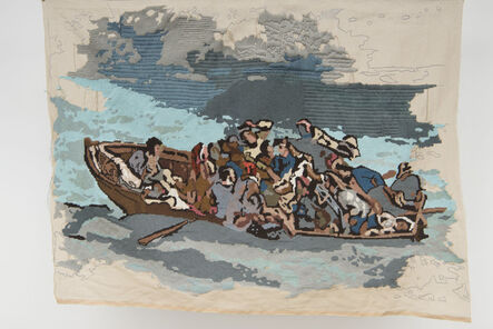 Bertille Bak, ‘Banner 7, from “Le naufrage de Don Juan”, Eugène Delacroix’, 2013