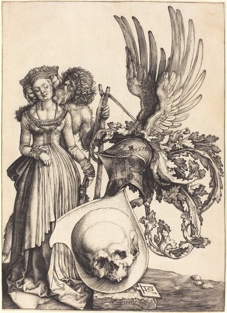 Albrecht Dürer, ‘Coat of Arms with a Skull’, 1503