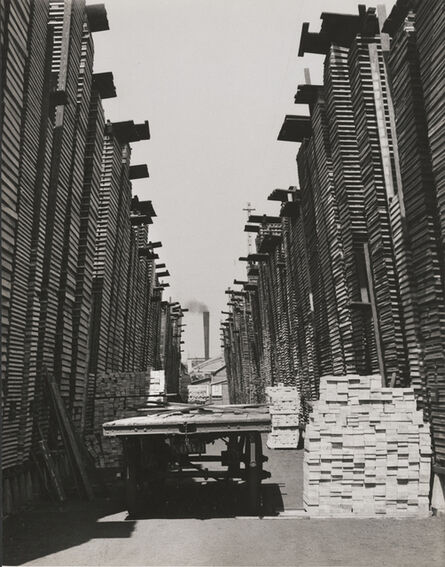 François Kollar, ‘Sans titre [Emplacement de traverses, usine Cima, Croix, Nord’, ca. 1954