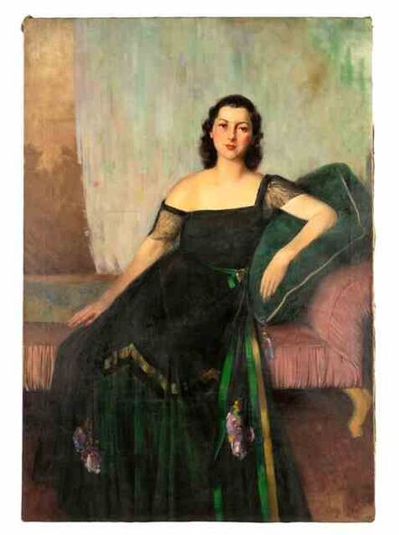 Unknown Artist, ‘Portrait of Noble Woman’, 1920s