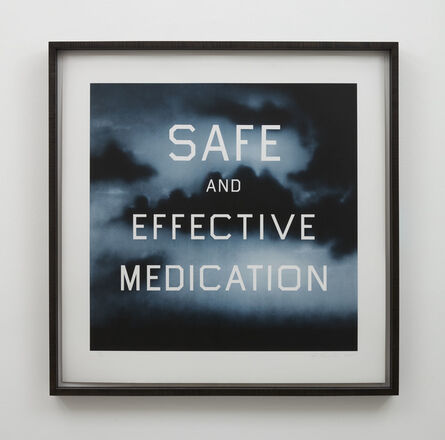 Ed Ruscha, ‘Safe and Effective Medication’, 2001