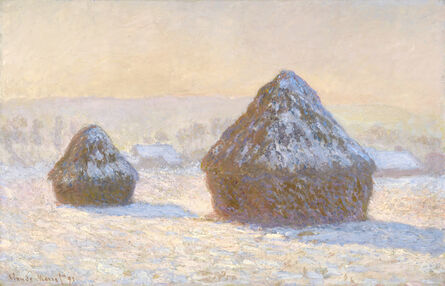 Claude Monet, ‘Wheatstacks, Snow Effect, Morning (Meules, Effet de Neige, Le Matin)’, 1891
