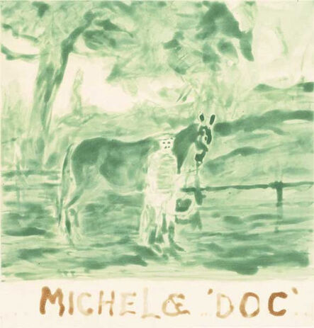 William T. Wiley, ‘Michel & Doc Go Green’, 2006
