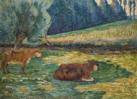 Armand Guillaumin, ‘Breton Landscape (Vaches en Repos)’, 1886-1900