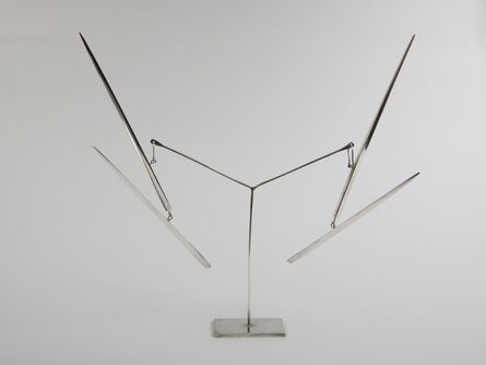 George Rickey, ‘"Two Lines Up" kinetic earrings’, ca. 1960s