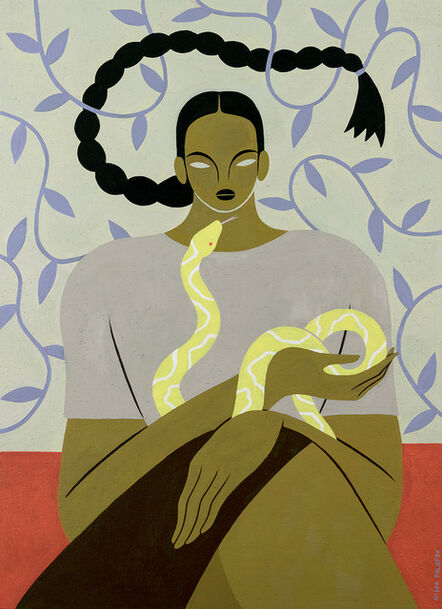 Hilda Palafox, ‘Mujer y Serpiente’, 2020