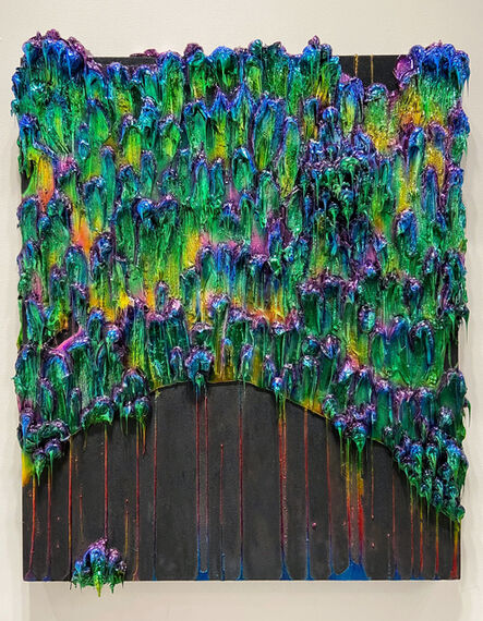 John Monn, ‘Atheris Painting (Green)’, 2020
