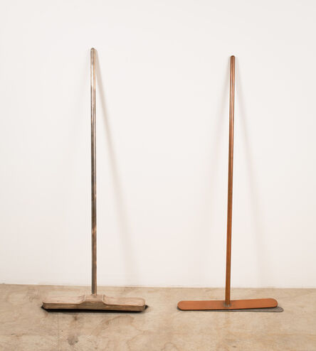 Joseph Beuys, ‘Silver Broom and Broom without Bristles’, 1972
