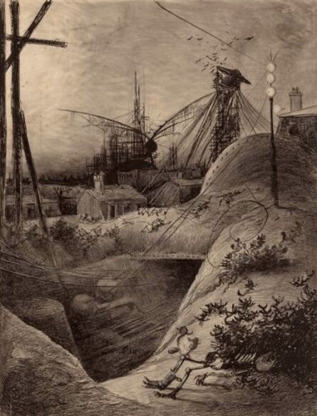 Henrique Alvim Correa, ‘Wrecked London’, 1906