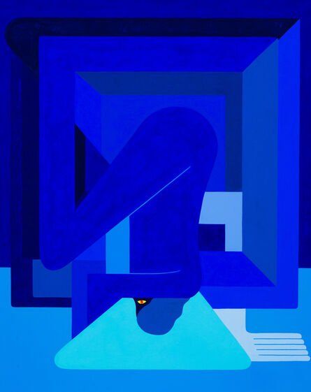 Richard Colman, ‘Inverted, (Blue Figure) Left Facing’, 2018