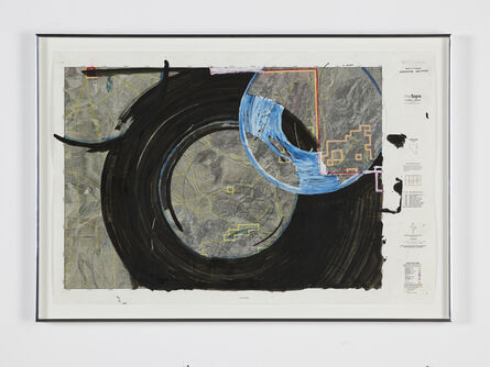 Oscar Tuazon, ‘Water Map (Goshute Aquifer, Spring Valley, NV)’, 2018
